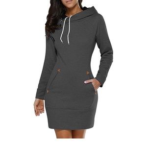 Women's Long Sleeve Sweatshirt/ Hoodie Dress